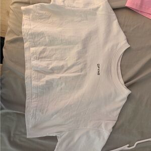 Dfyne White Crop Top for Women